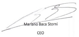 Mariano Baca Storni - Signature