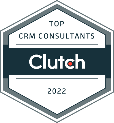Top CRM Consultants Worldwide - Award badge - Clutch.co