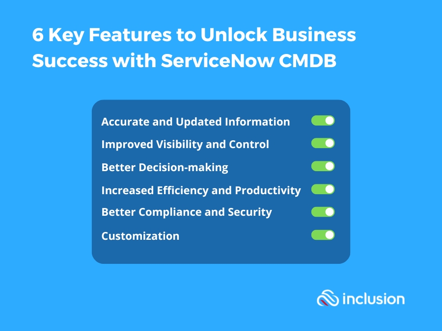 6 Key Features to Unlock Business Success with ServiceNow CMDB.