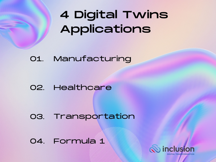 4 digital twins applications