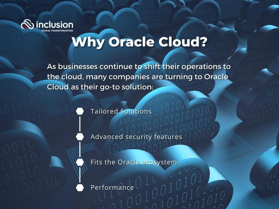 Why Oracle Cloud infographic