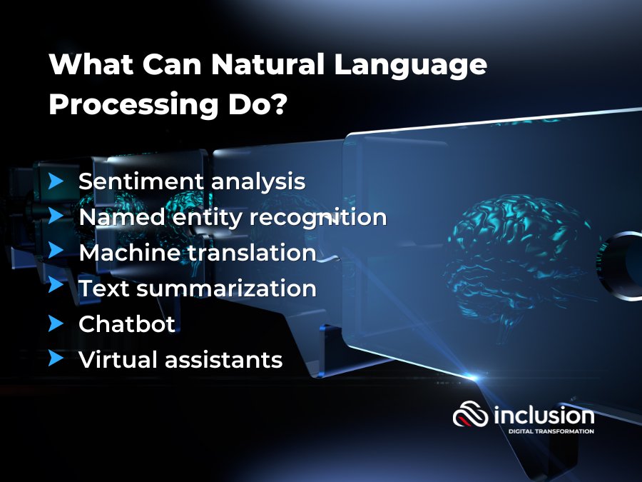 What Can Natural Language Processing Do