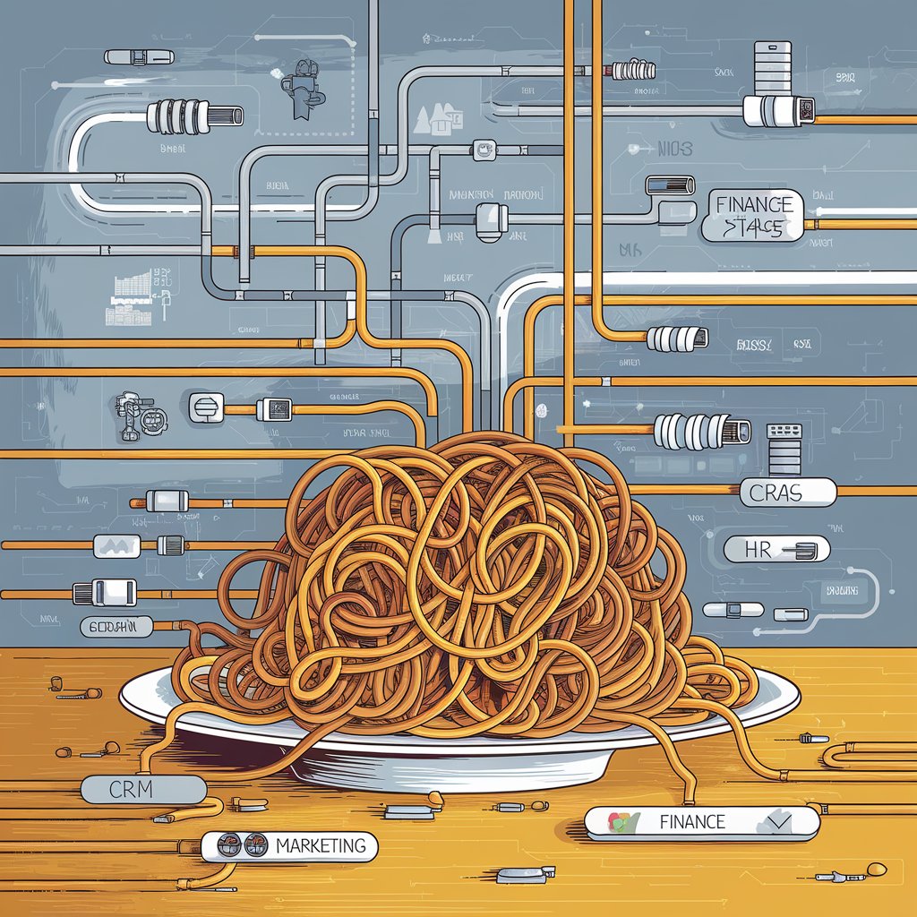 SaaS sprawl, a.k.a spaghetti architecture