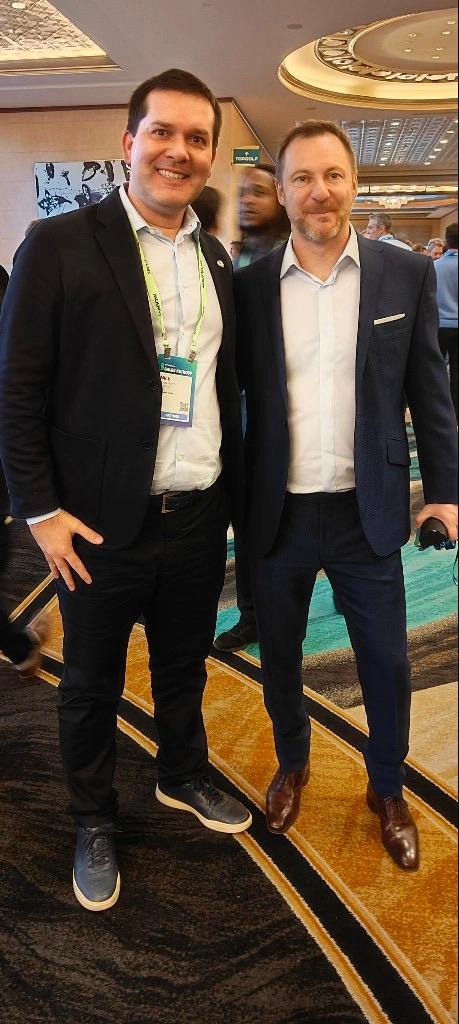 Nicolas Baca-Storni with ServiceNow’s Chief Commercial Officer Paul Smith
