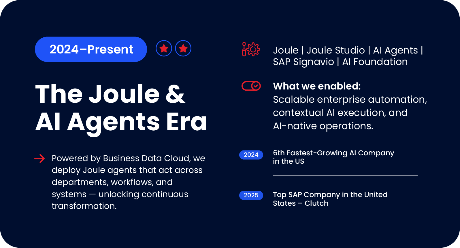 sap-joule-studio-signavio-bdc-ai-agents-era-timeline-2024-present