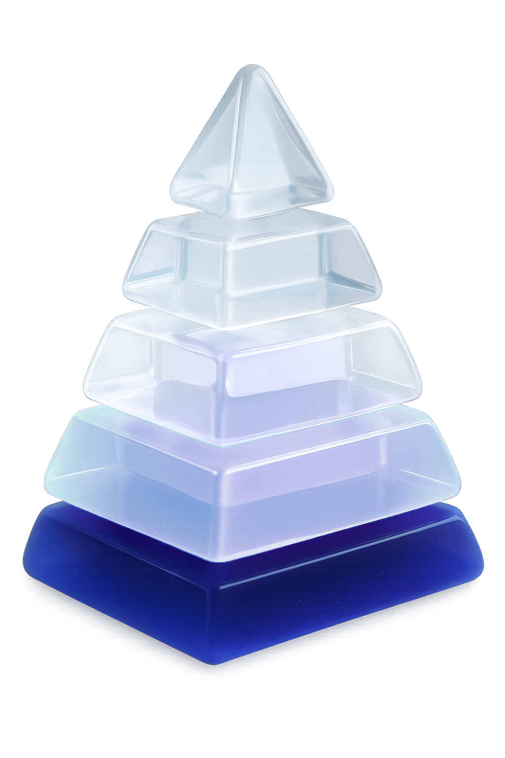 Agentic AI Level 1 pyramid showing adaptable foundation for flexible agent workflows.
