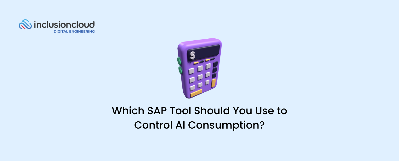 How to Choose the Right SAP Tool for AI Consumption Management